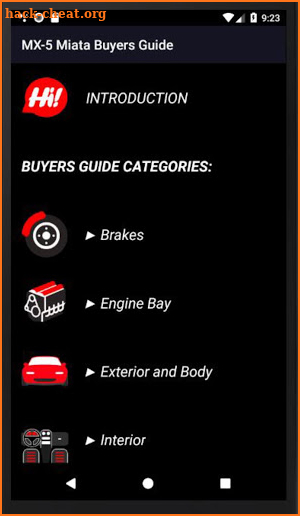 MX-5 Miata Buyers Guide screenshot