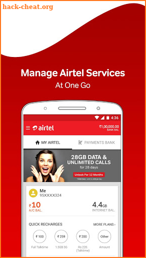 My Airtel-Online Recharge, Pay Bill, Wallet, UPI screenshot