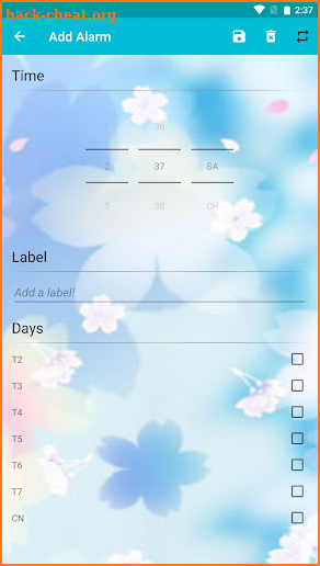 My Alarm screenshot