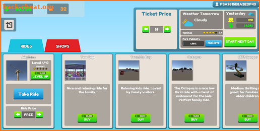 My Amusement Park:  VR Tycoon Builder Game screenshot