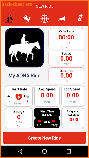 My AQHA Ride screenshot