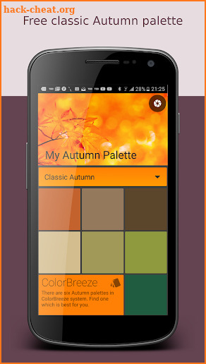 My Autumn Palette screenshot