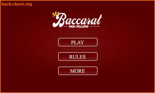 My Baccarat screenshot