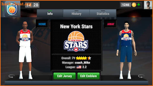 My Basketball Team - Basketball Manager screenshot