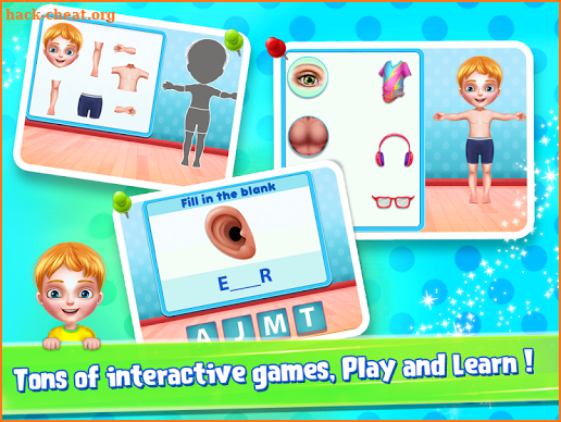 My Body Parts - Human Body Parts Learning for kids screenshot