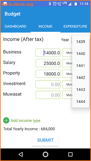 My Budget App screenshot