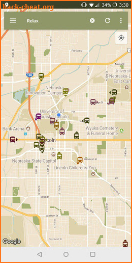 My Bus Tracker: Real time bus tracking application screenshot