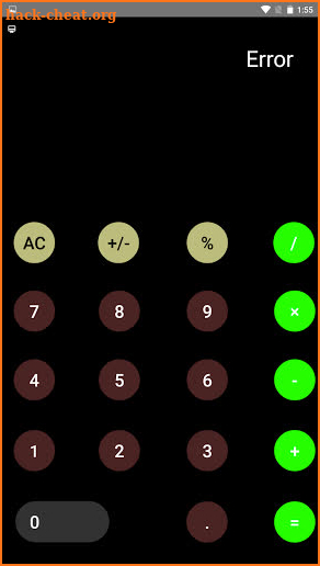 My Calculator screenshot