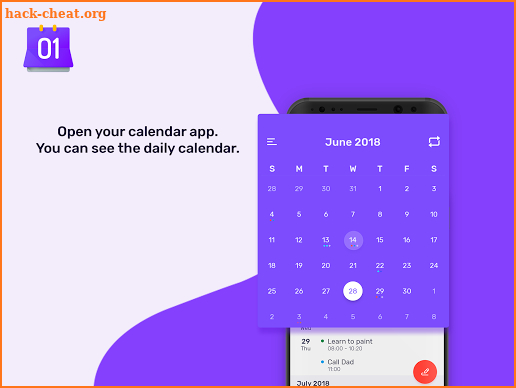 My calendar app - Simple calendar screenshot