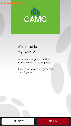 my CAMC App screenshot