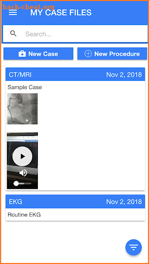 My Case Files screenshot
