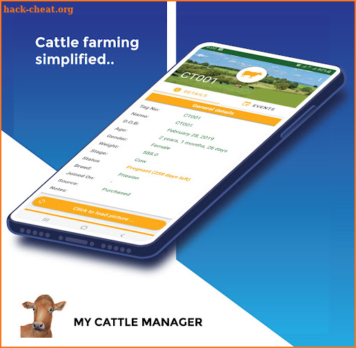 My Cattle Manager - Farm app screenshot