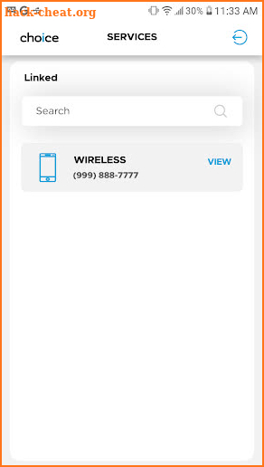 My Choice Wireless screenshot