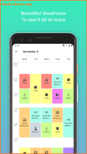 My Classes - Timetable and Study Planner screenshot