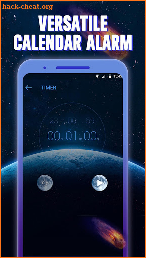 My Clock-bedside clock,timer,space world theme screenshot