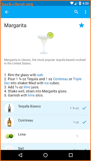 My Cocktail Bar screenshot