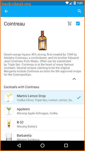 My Cocktail Bar screenshot