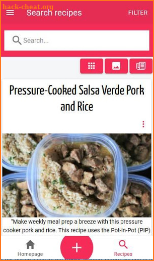 My cookbook app - save and share recipes screenshot
