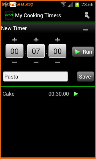 My Cooking Timers screenshot
