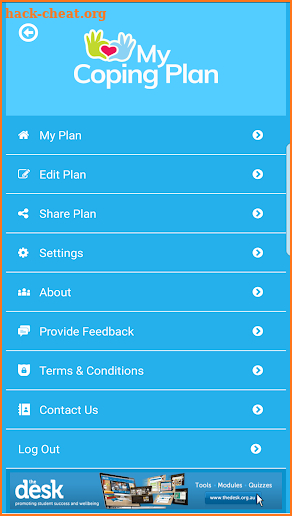 My Coping Plan screenshot