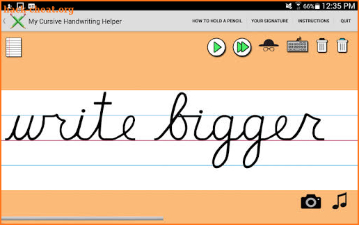 My Cursive Handwriting Helper screenshot