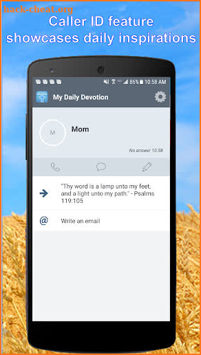 My Daily Devotion - Bible App & Caller ID Screen screenshot