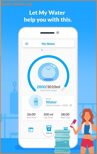 My Daily Water - Water your body in time screenshot