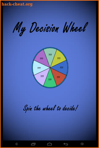 My Decision Wheel screenshot