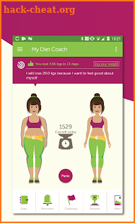 My Diet Coach - Weight Loss Motivation & Tracker screenshot
