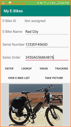 My E-Bikes screenshot