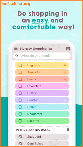 My Easy Shopping List screenshot