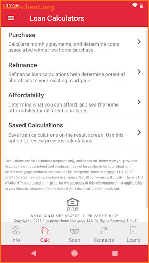 My Edina Home Mortgage screenshot