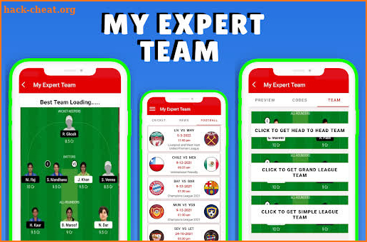My Expert Team screenshot