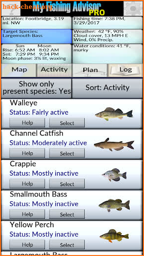 My Fishing Advisor screenshot