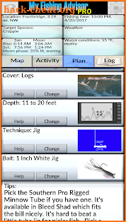 My Fishing Advisor Pro screenshot