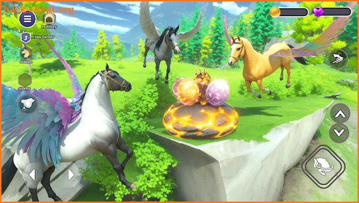 My Flying Unicorn Horse Game screenshot