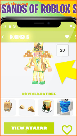 My Free Robux Roblox Skins Inspiration – RobinSkin screenshot