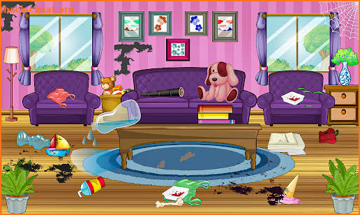 My Girl Mansion Cleaning Games screenshot