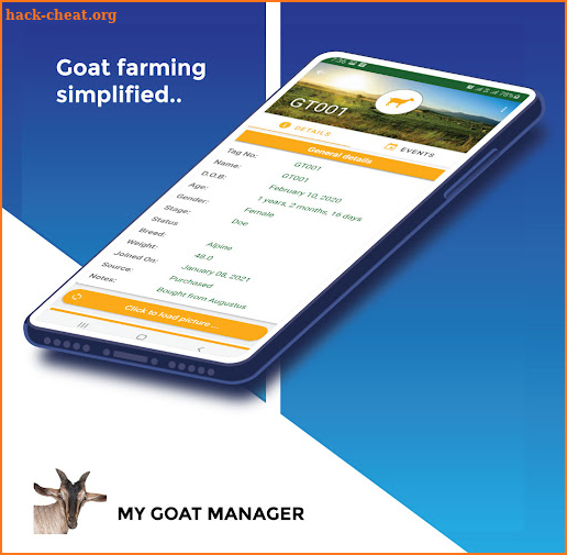 My Goat Manager - Farming app screenshot
