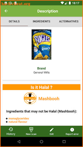 My Halal Scanner screenshot