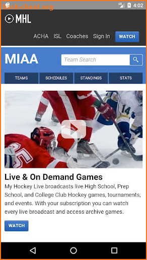 My Hockey Live screenshot