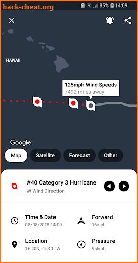 My Hurricane Tracker - Tornado Alerts & Warnings screenshot
