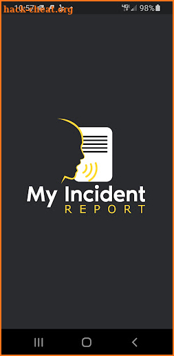 My Incident Report screenshot