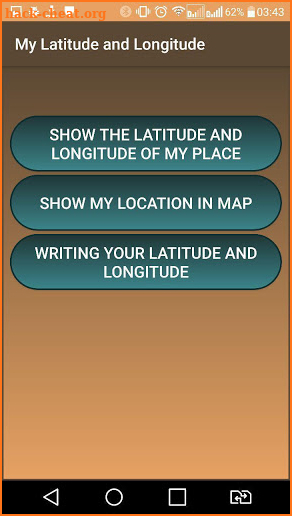 my Latitude and Longitude screenshot