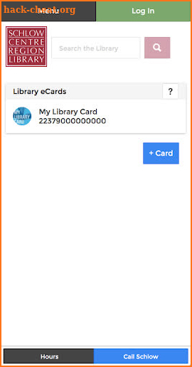 My Library Card screenshot
