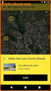 My Lightning Tracker - Live Thunderstorm Alerts screenshot