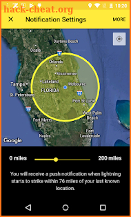My Lightning Tracker - Live Thunderstorm Alerts screenshot
