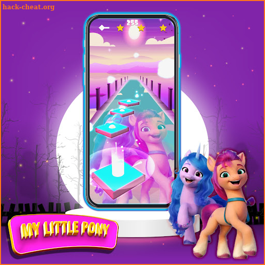 My Little Pony Game Hop Tiles. screenshot
