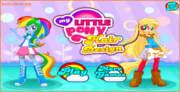 My Little Pony Hair Design screenshot