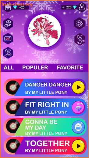 My Little Tiles Hop Pony screenshot